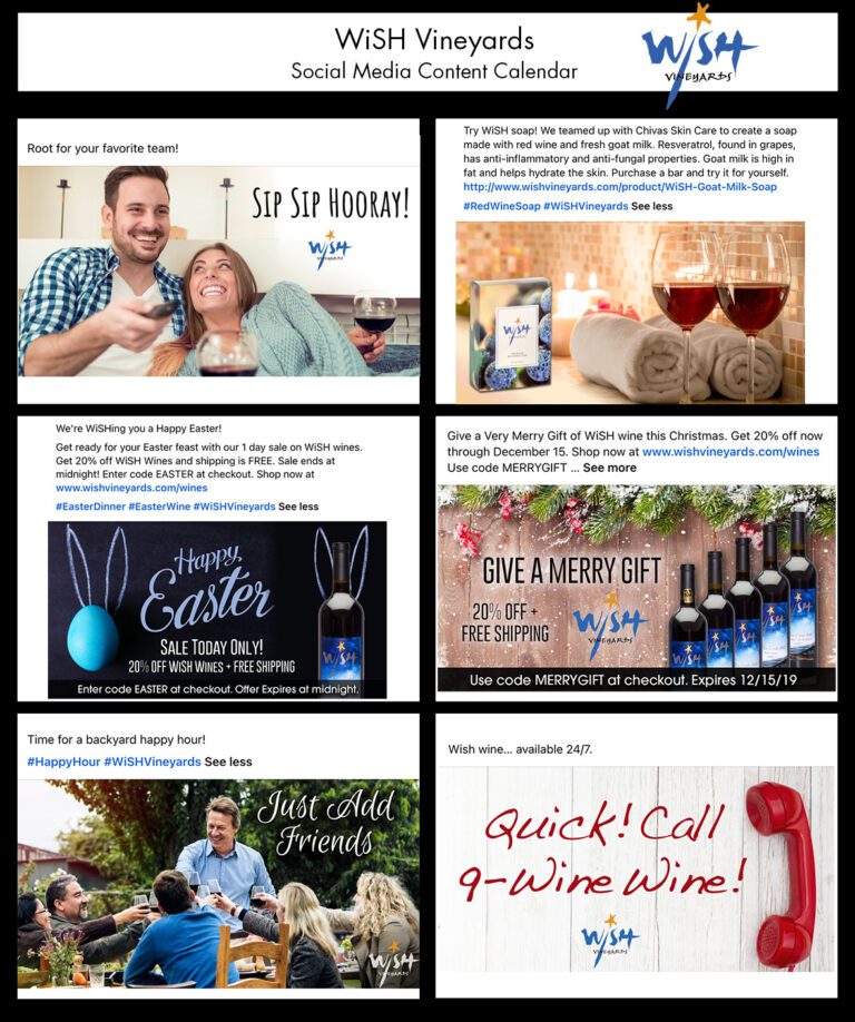 An example of Facebook content posts developed by Cdesigns Marketing